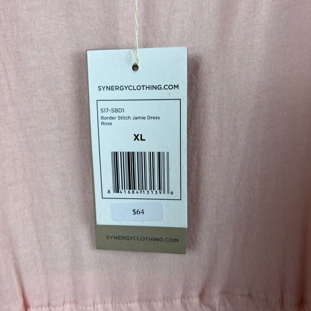 NWT Synergy Border Stitch Jamie Rose Dress - Picture 6 of 7